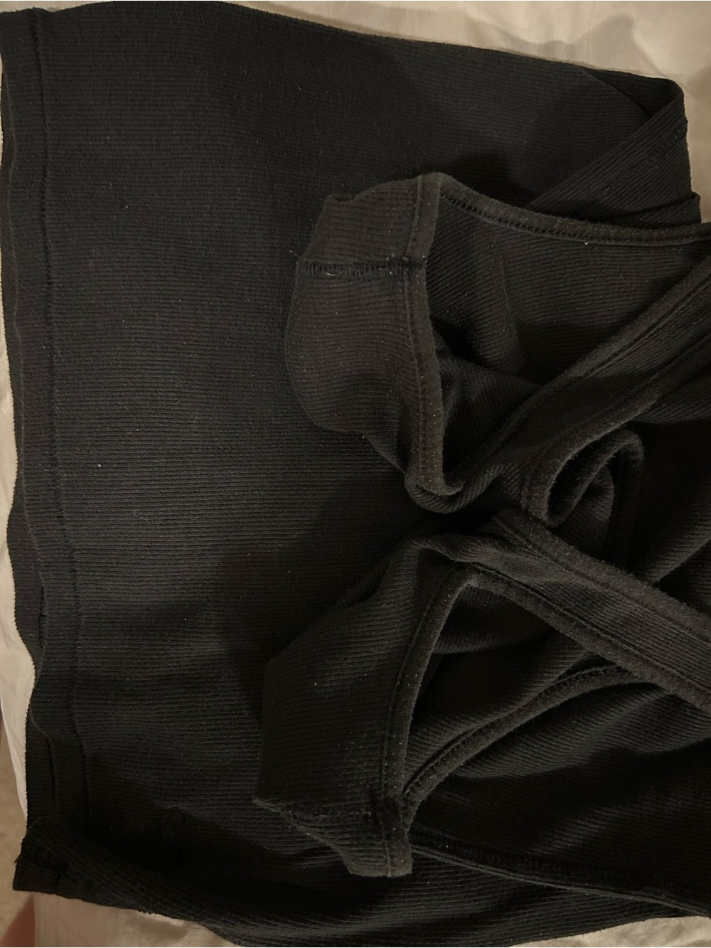 FREE Victoria's Secret vintage Racerback wife beater tank top black large - Picture 4 of 4